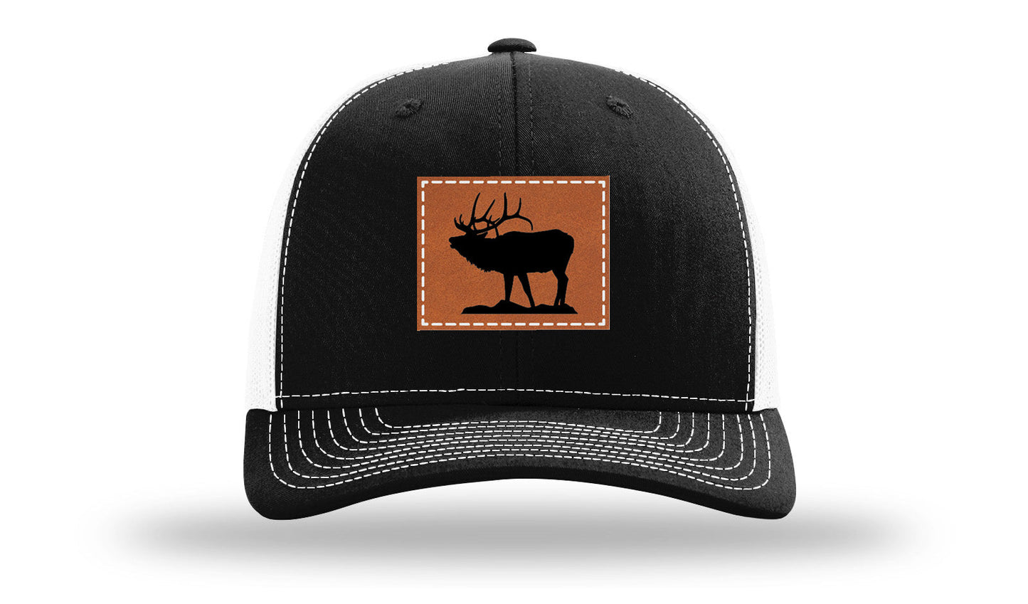 Elk Leather Patch Richardson 112 Hat