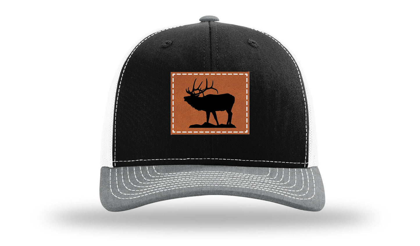 Elk Leather Patch Richardson 112 Hat