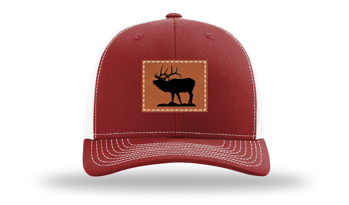 Elk Leather Patch Richardson 112 Hat
