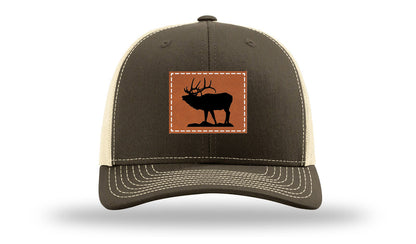 Elk Leather Patch Richardson 112 Hat