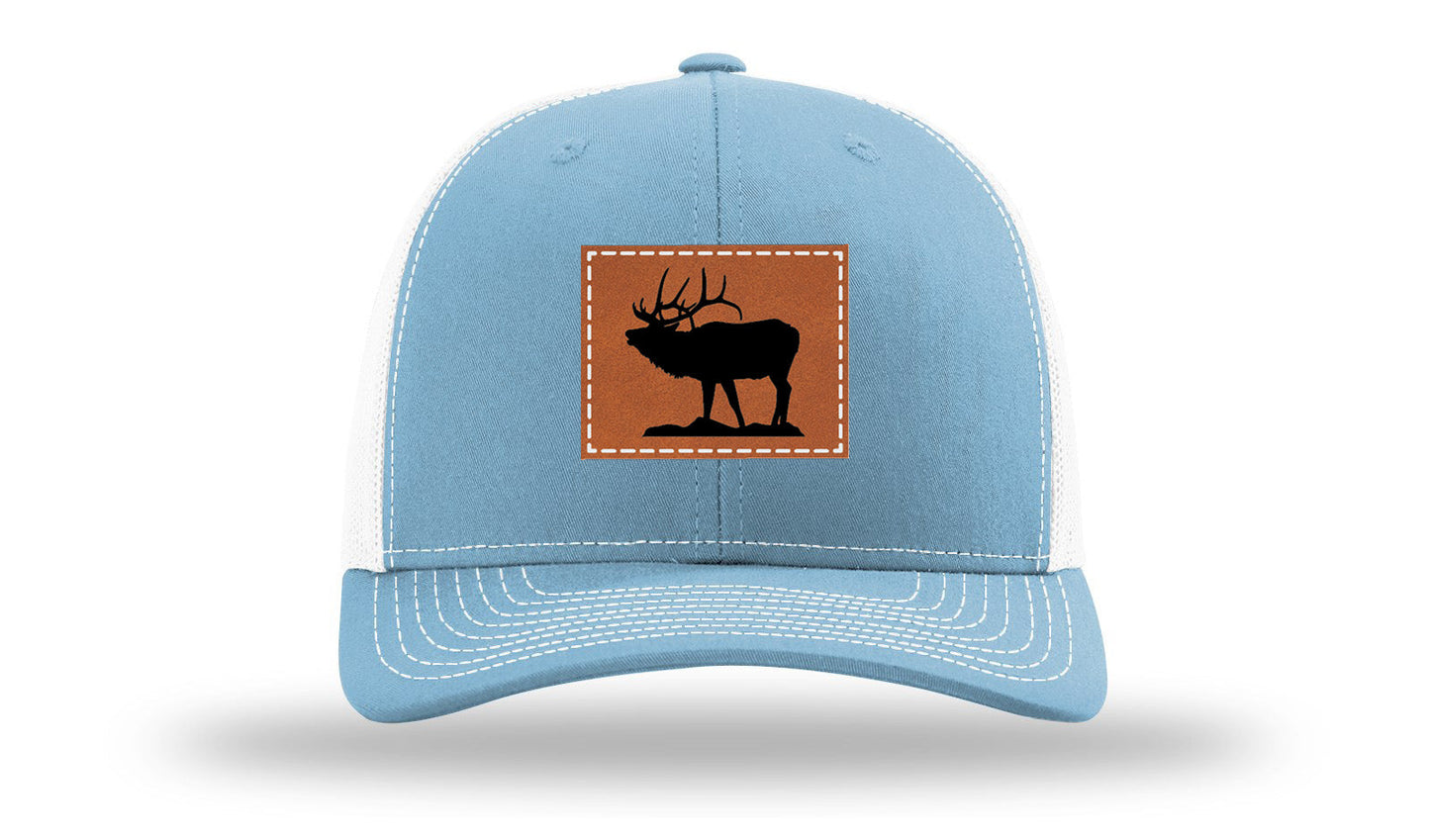 Elk Leather Patch Richardson 112 Hat