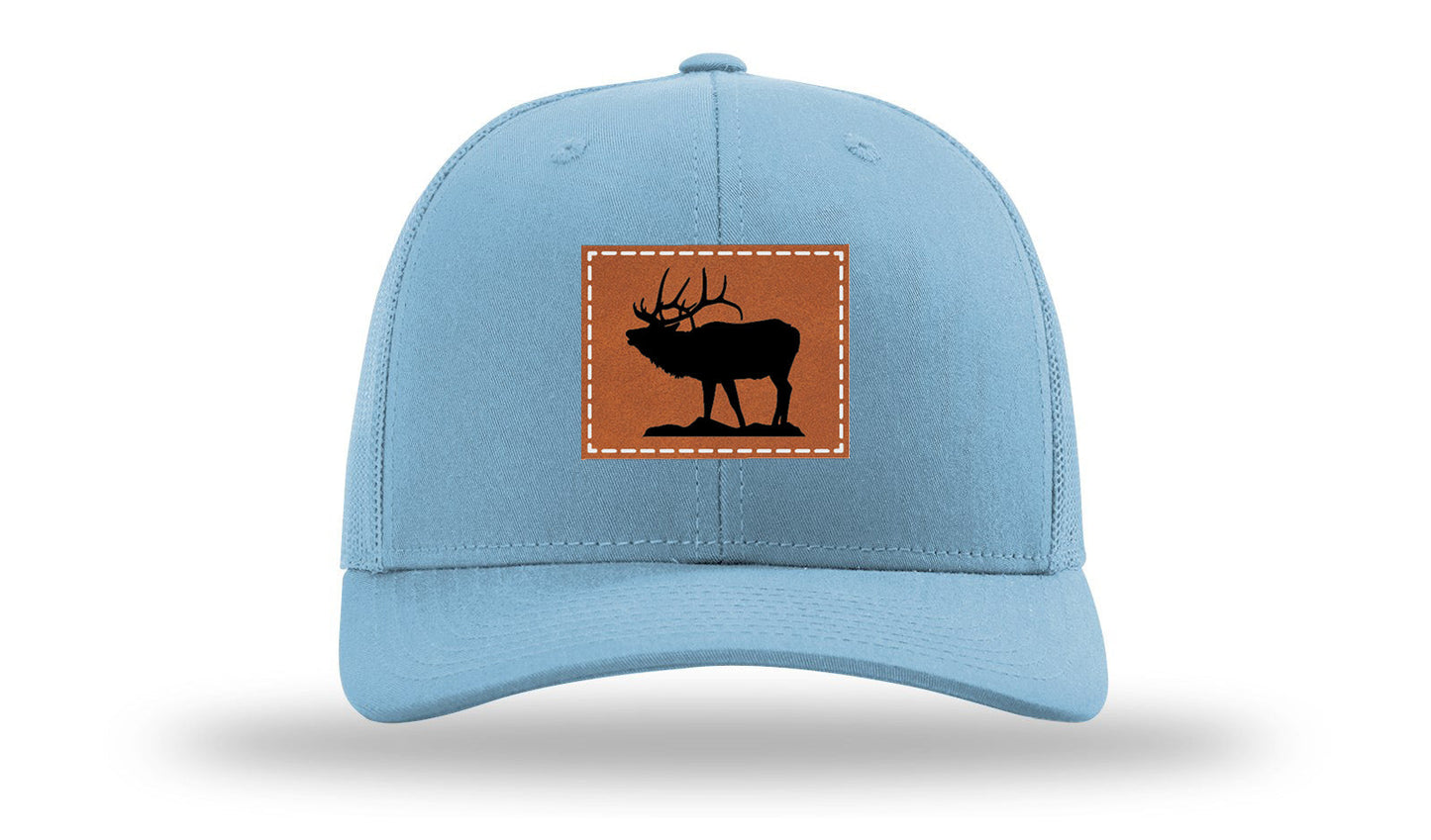 Elk Leather Patch Richardson 112 Hat