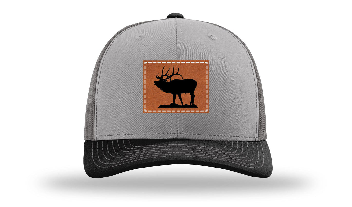 Elk Leather Patch Richardson 112 Hat