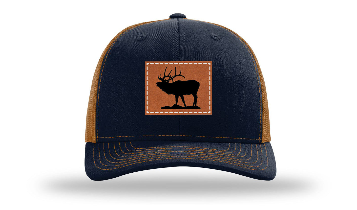 Elk Leather Patch Richardson 112 Hat