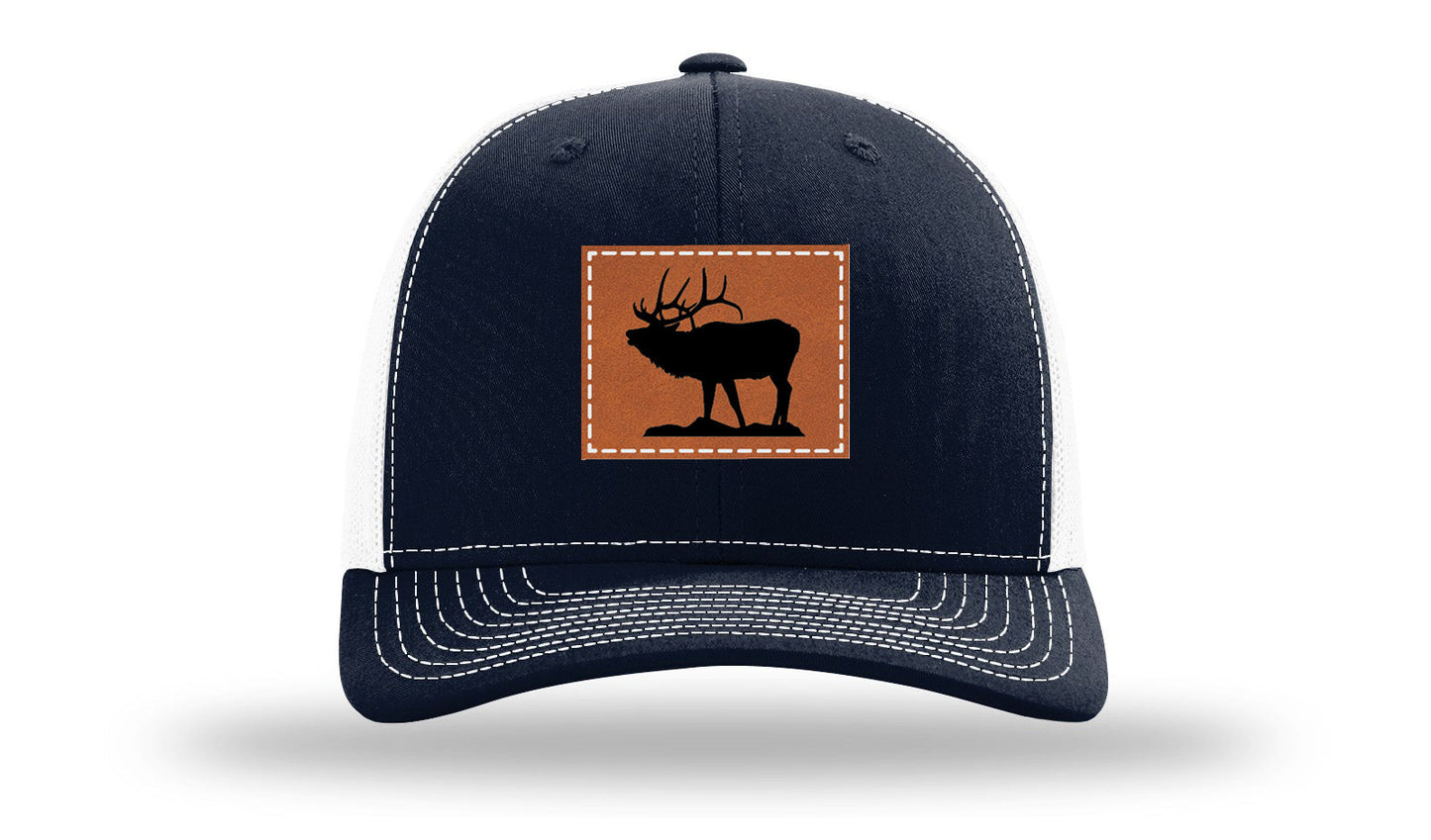 Elk Leather Patch Richardson 112 Hat