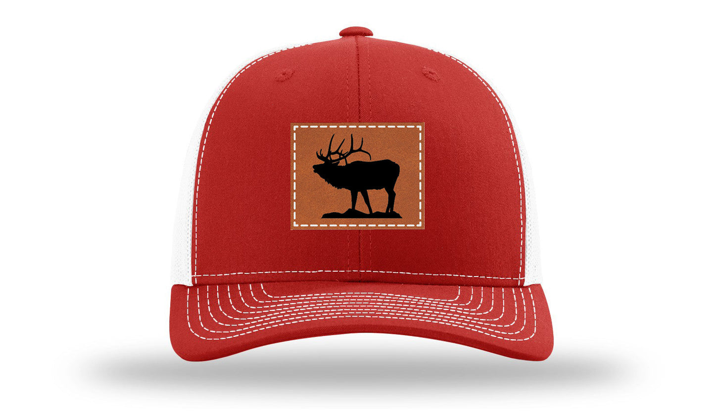 Elk Leather Patch Richardson 112 Hat