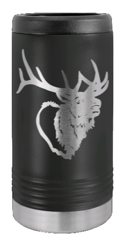 Elk Laser Engraved Slim Can Insulated Koosie