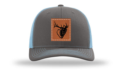 Elk Head Leather Patch Richardson 112 Hat