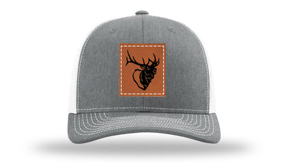 Elk Head Leather Patch Richardson 112 Hat