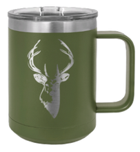 Load image into Gallery viewer, Buck Laser Engraved Mug (Etched)
