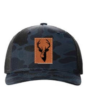 Load image into Gallery viewer, Buck Leather Patch Richardson 112 Duck Camo Hat
