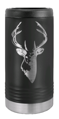 Buck Laser Engraved Slim Can Insulated Koosie