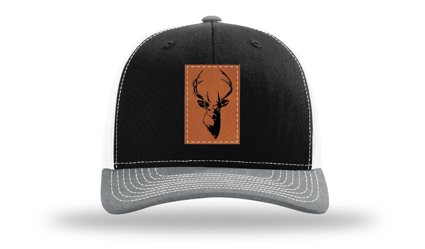 Buck Leather Patch Richardson 112 Hat