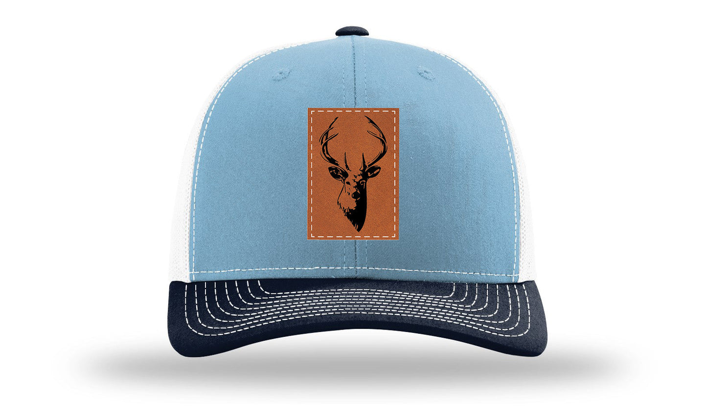 Buck Leather Patch Richardson 112 Hat