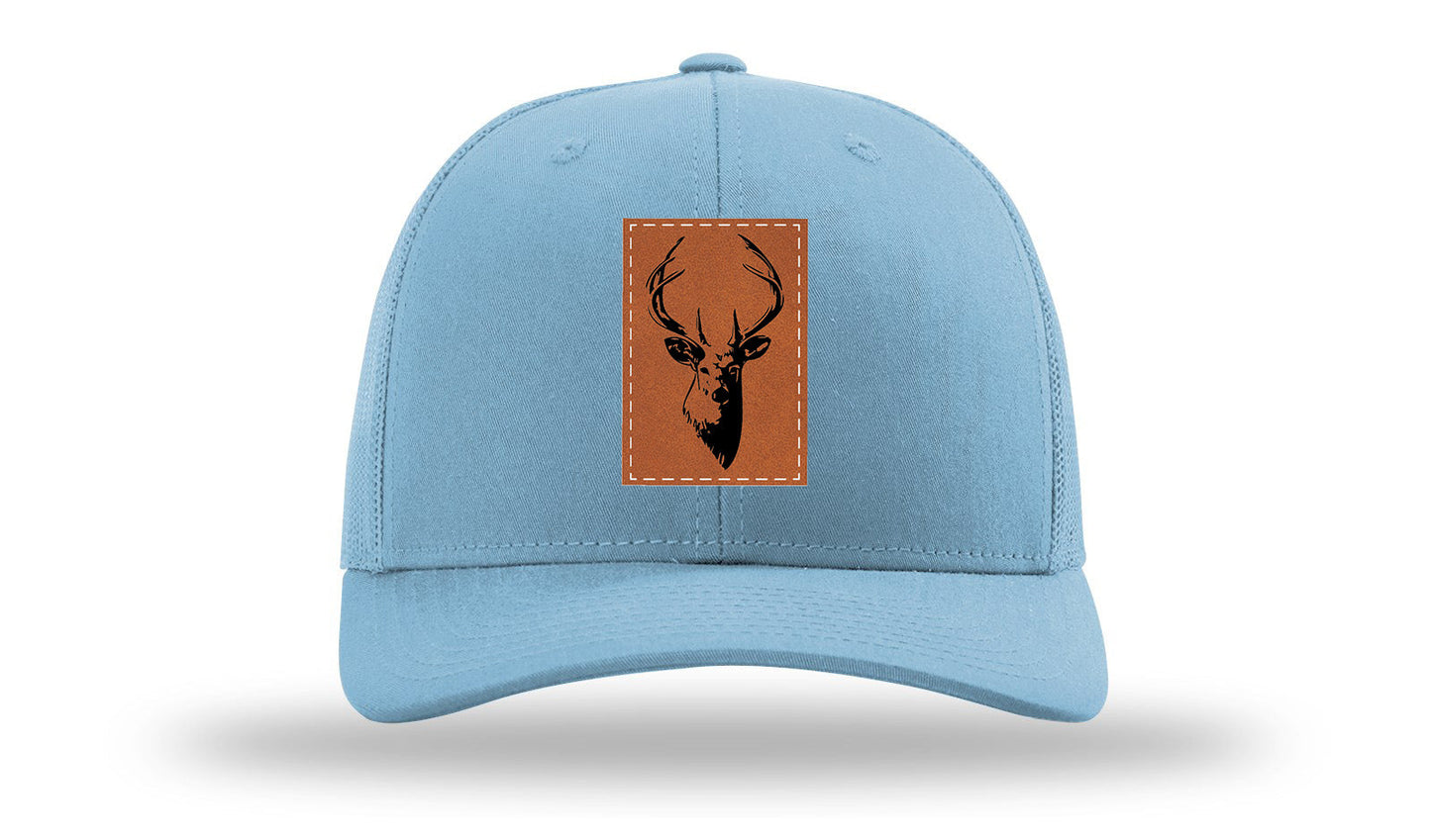 Buck Leather Patch Richardson 112 Hat