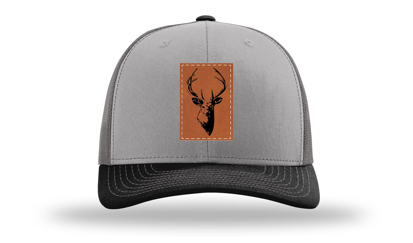 Buck Leather Patch Richardson 112 Hat