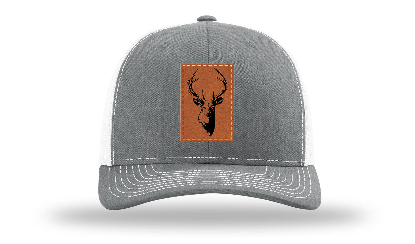 Buck Leather Patch Richardson 112 Hat