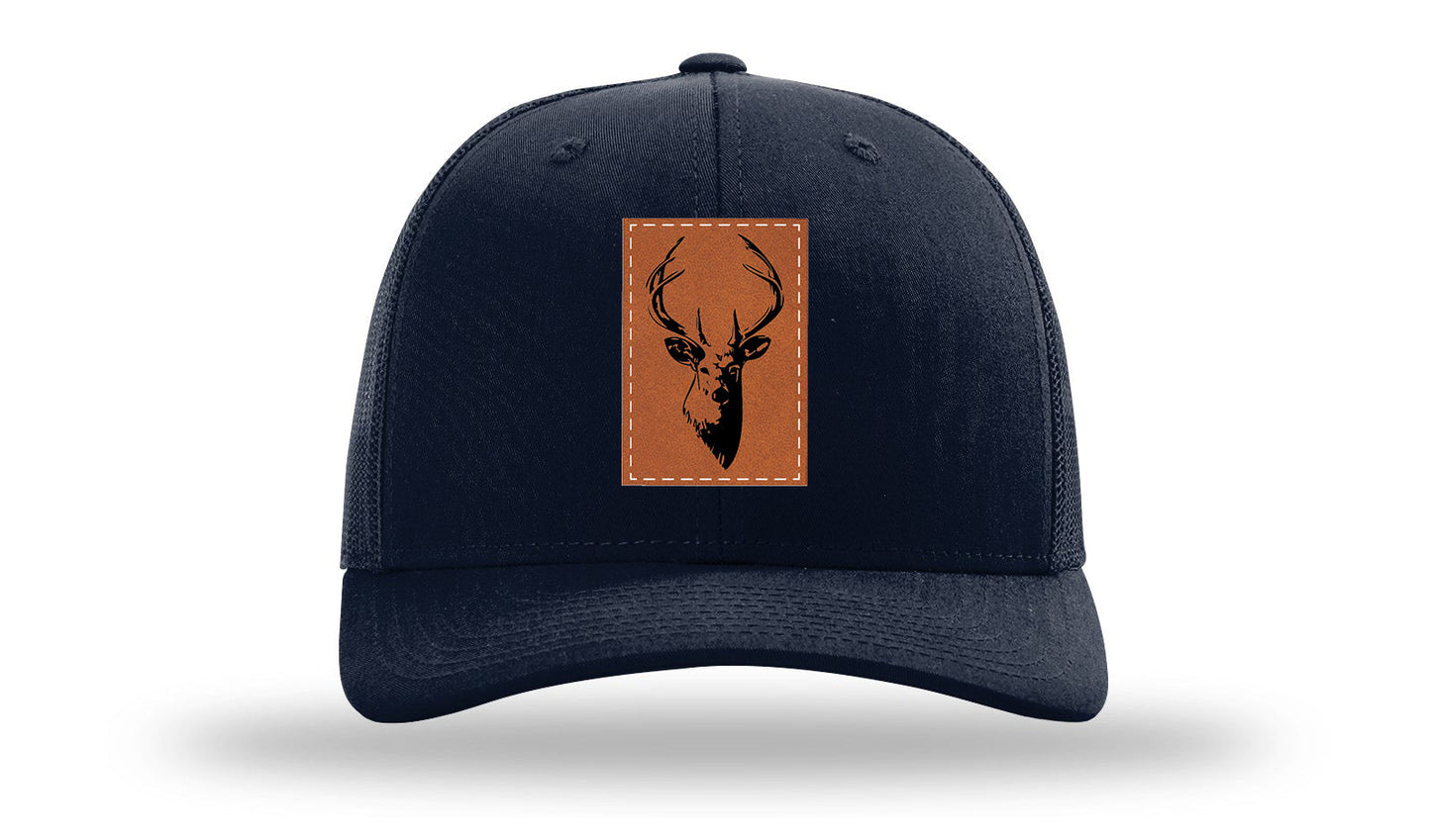 Buck Leather Patch Richardson 112 Hat