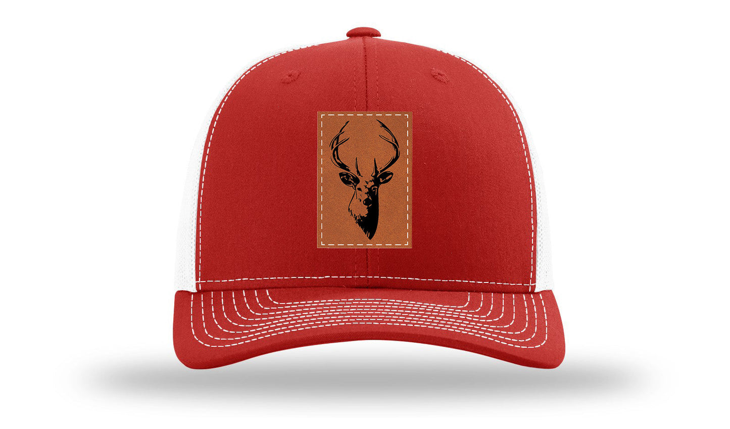 Buck Leather Patch Richardson 112 Hat