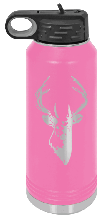 Buck - 32oz Water Bottle- Pink