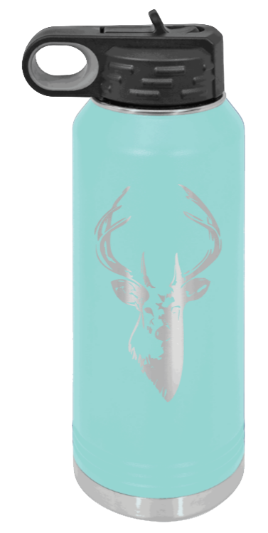 Buck - 32oz Water Bottle- Teal