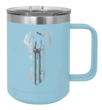 Load image into Gallery viewer, Distressed Flag Deer Laser Engraved Mug (Etched)
