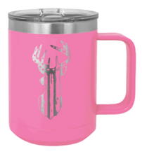 Load image into Gallery viewer, Distressed Flag Deer Laser Engraved Mug (Etched)
