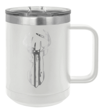 Load image into Gallery viewer, Distressed Flag Deer Laser Engraved Mug (Etched)
