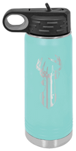 Load image into Gallery viewer, Distressed Flag Deer Laser Engraved Water Bottle (Etched)
