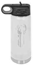 Load image into Gallery viewer, Distressed Flag Deer Laser Engraved Water Bottle (Etched)
