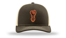 Load image into Gallery viewer, Distressed Flag Deer Leather Patch Richardson 112 Hat
