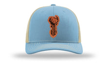 Load image into Gallery viewer, Distressed Flag Deer Leather Patch Richardson 112 Hat
