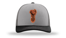 Load image into Gallery viewer, Distressed Flag Deer Leather Patch Richardson 112 Hat
