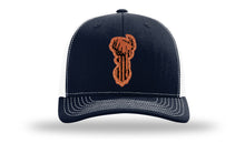 Load image into Gallery viewer, Distressed Flag Deer Leather Patch Richardson 112 Hat
