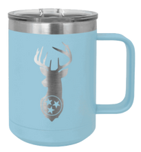 Load image into Gallery viewer, Tristar Deer Laser Engraved Mug (Etched)
