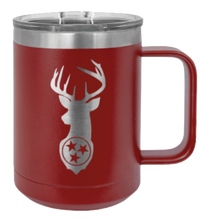 Load image into Gallery viewer, Tristar Deer Laser Engraved Mug (Etched)
