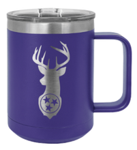 Load image into Gallery viewer, Tristar Deer Laser Engraved Mug (Etched)
