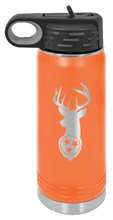 Load image into Gallery viewer, TriStar Deer Laser Engraved Water Bottle (Etched)
