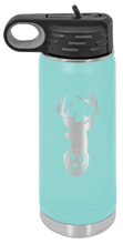 Load image into Gallery viewer, TriStar Deer Laser Engraved Water Bottle (Etched)
