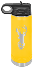 Load image into Gallery viewer, TriStar Deer Laser Engraved Water Bottle (Etched)
