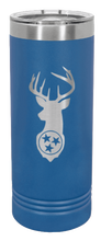 Load image into Gallery viewer, Tristar Deer Laser Engraved Skinny Tumbler (Etched)
