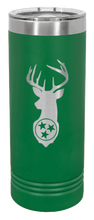 Load image into Gallery viewer, Tristar Deer Laser Engraved Skinny Tumbler (Etched)
