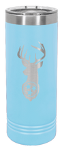 Load image into Gallery viewer, Tristar Deer Laser Engraved Skinny Tumbler (Etched)
