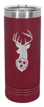 Load image into Gallery viewer, Tristar Deer Laser Engraved Skinny Tumbler (Etched)
