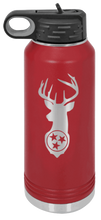 Load image into Gallery viewer, TriStar Deer Laser Engraved Water Bottle (Etched)
