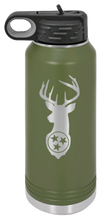 Load image into Gallery viewer, TriStar Deer Laser Engraved Water Bottle (Etched)
