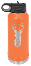 Load image into Gallery viewer, TriStar Deer Laser Engraved Water Bottle (Etched)
