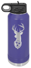 Load image into Gallery viewer, TriStar Deer Laser Engraved Water Bottle (Etched)
