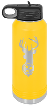 Load image into Gallery viewer, TriStar Deer Laser Engraved Water Bottle (Etched)
