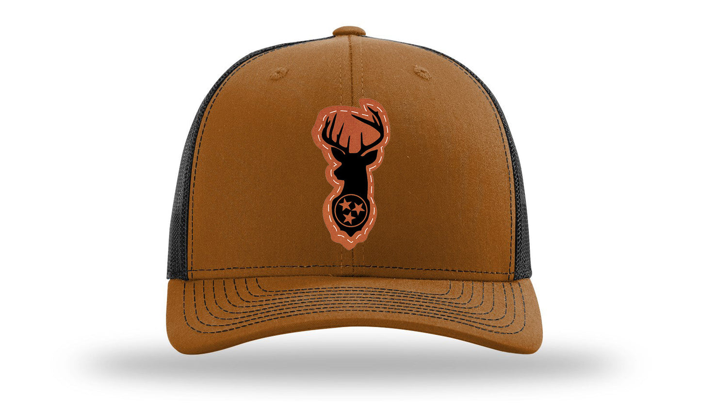 Tristar Deer Leather Patch Richardson 112 Hat